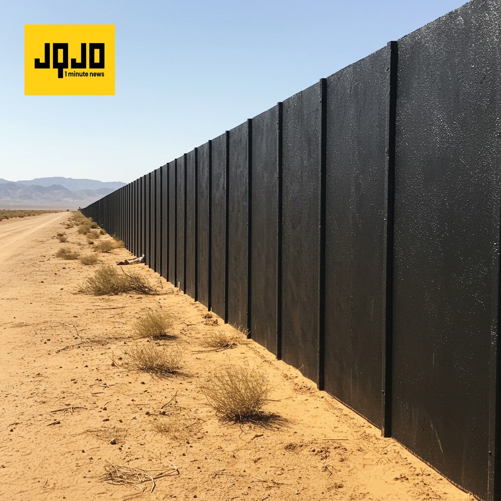 Border Wall to be Painted Black to Deter Illegal Immigration