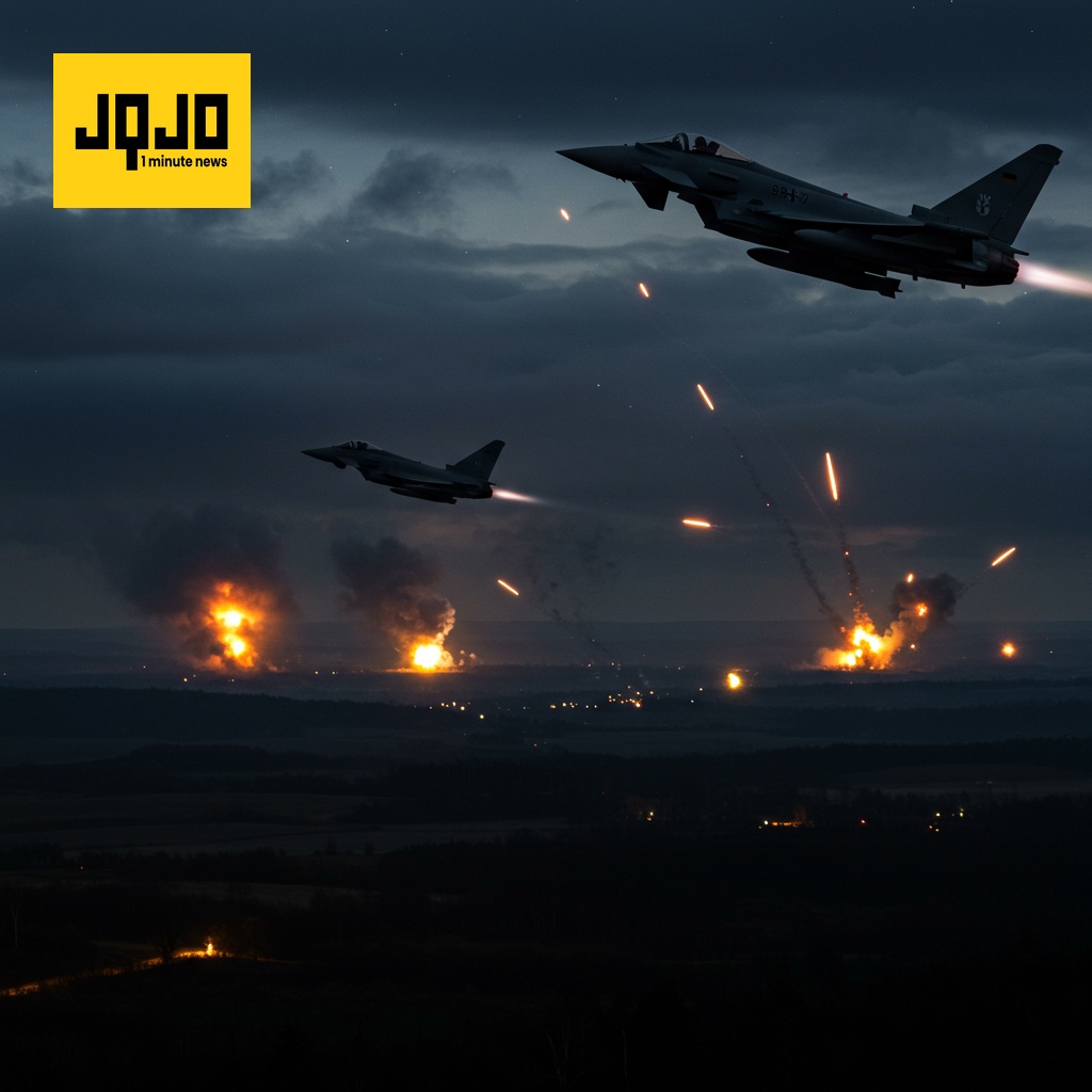 Aviones alemanes interceptan drones rusos cerca de la frontera entre Rumania y Ucrania
