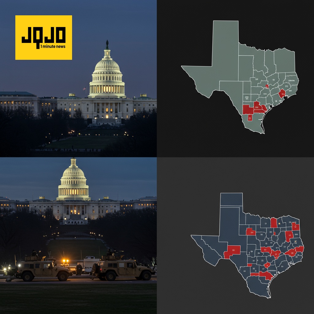 Troops Deployed to D.C., Texas Redistricting Vote Looms