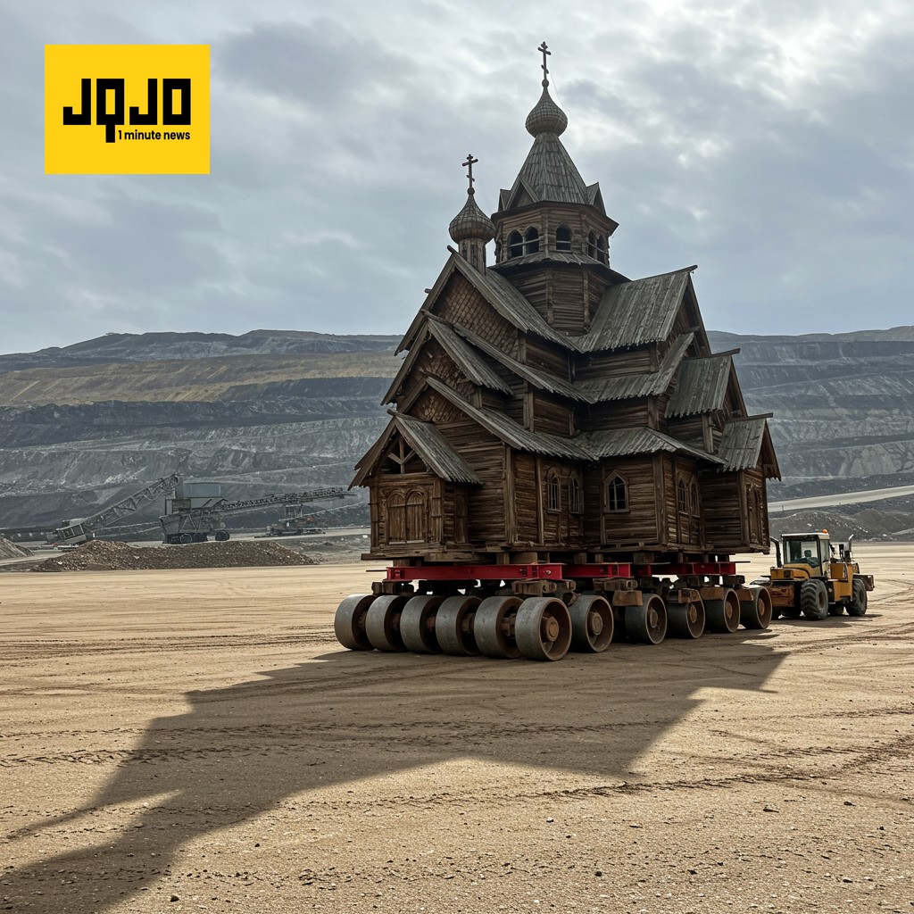 Swedish Church's Amazing Three-Mile Roll
