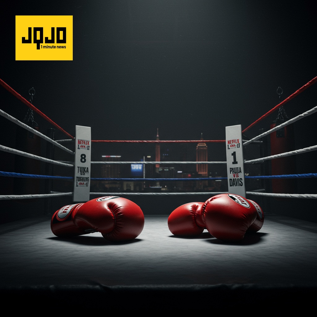 جیک پال اور ٹینک ڈیوس کے درمیان نمائشی باکسنگ میچ