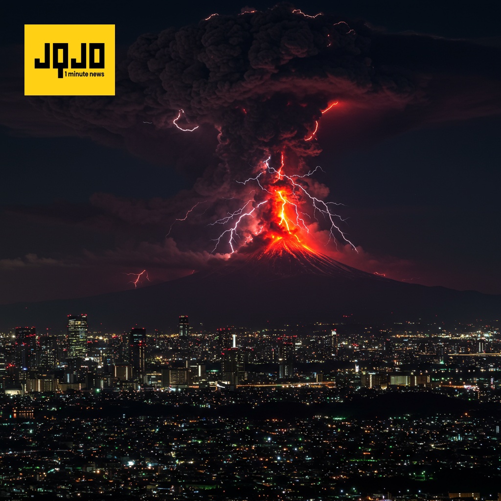 Simulation d'éruption du Mont Fuji : Tokyo menacée
