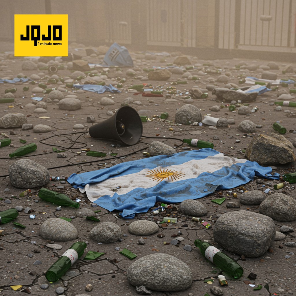 Attacked! Milei's Rally: Stones, Chaos, Near Miss?