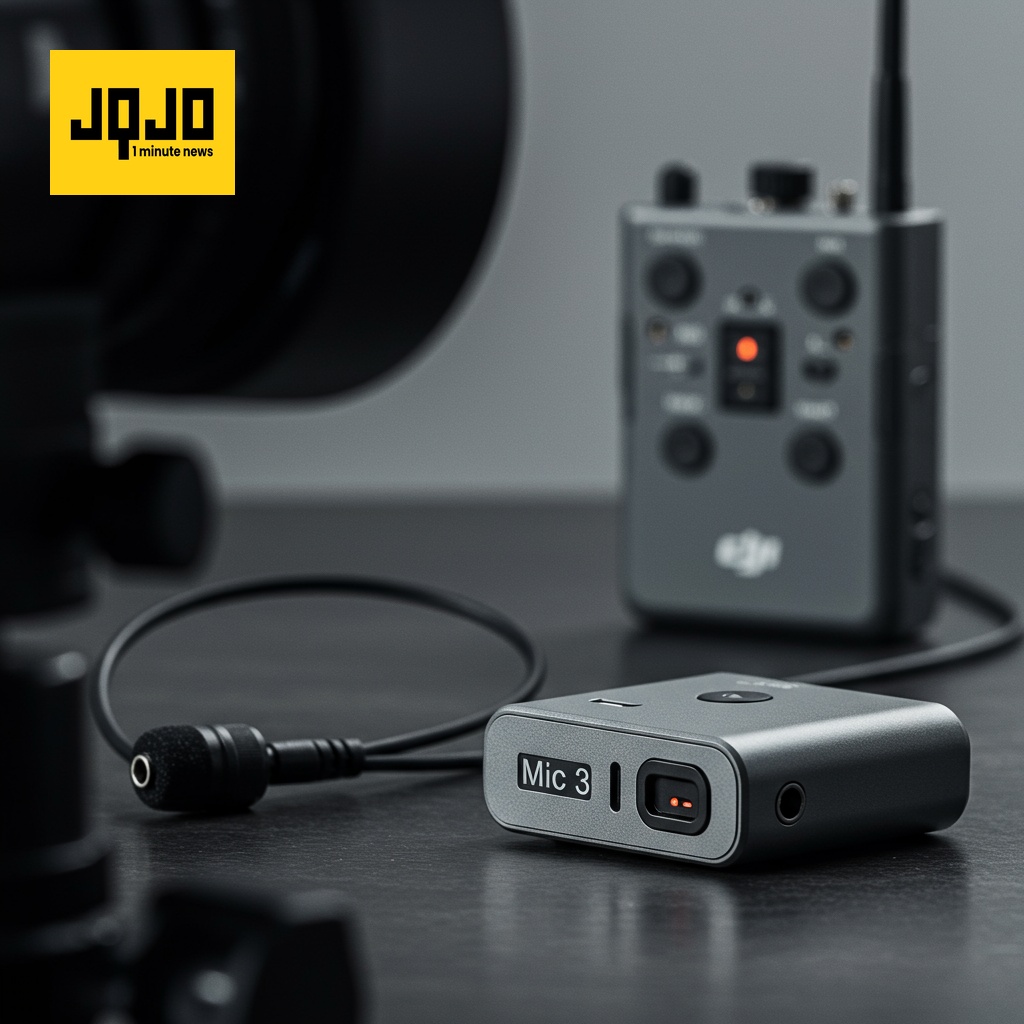 Le DJI Mic 3 : Plus petit, plus léger, plus puissant