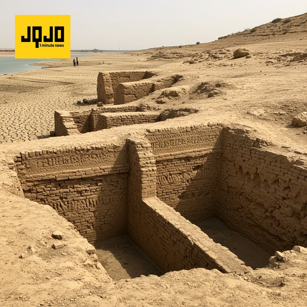 Ancient Tombs Found!  Iraq's Drought Reveals 40+ Secrets?