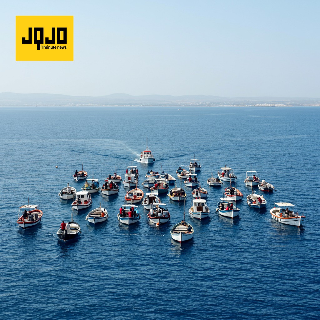 Flotilla con Greta Thunberg desafía el asedio a Gaza