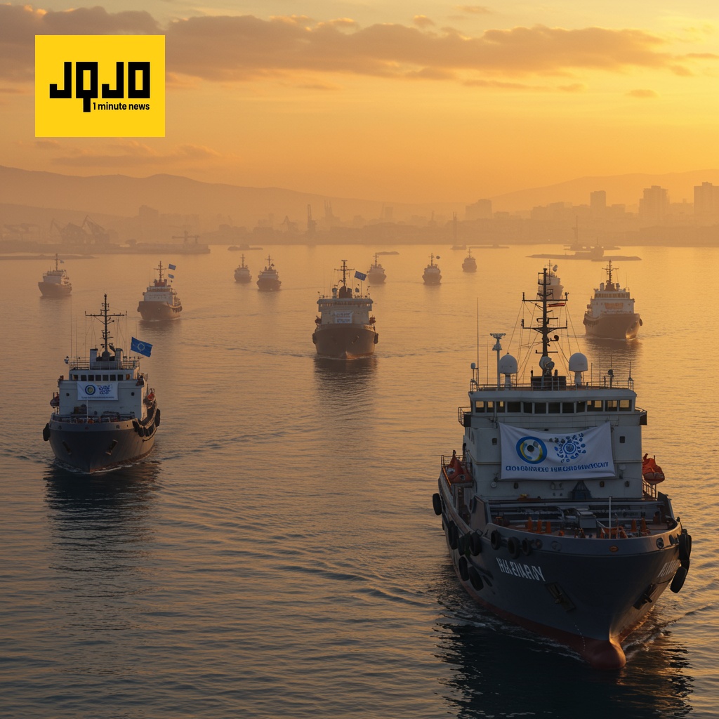 Flotilla humanitaria desafía el bloqueo israelí a Gaza