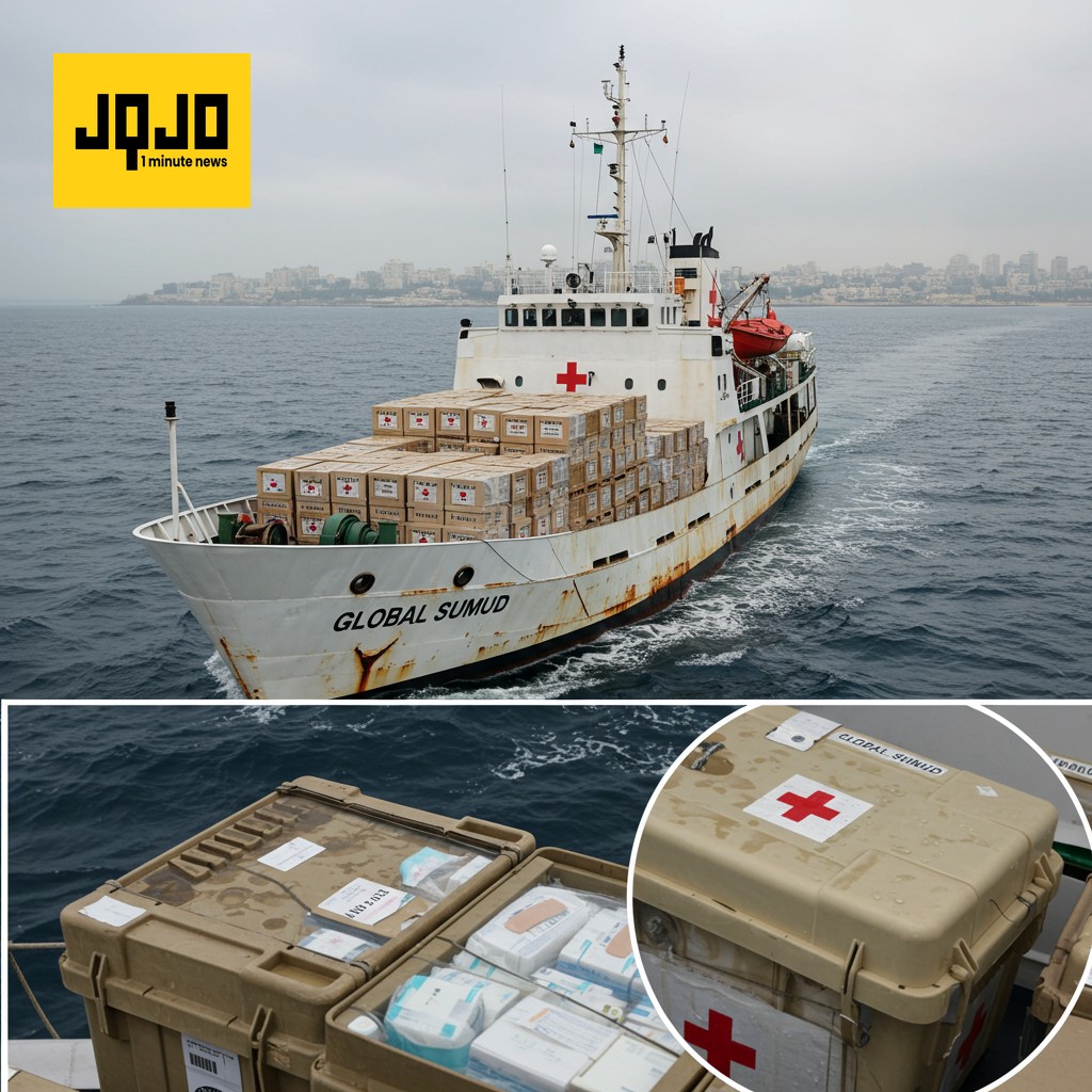 Flotilla desafía bloqueo israelí para llevar ayuda a Gaza
