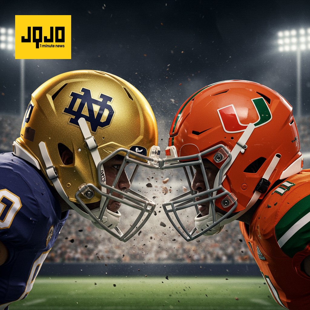 Notre Dame et Miami s'affrontent dans un match crucial