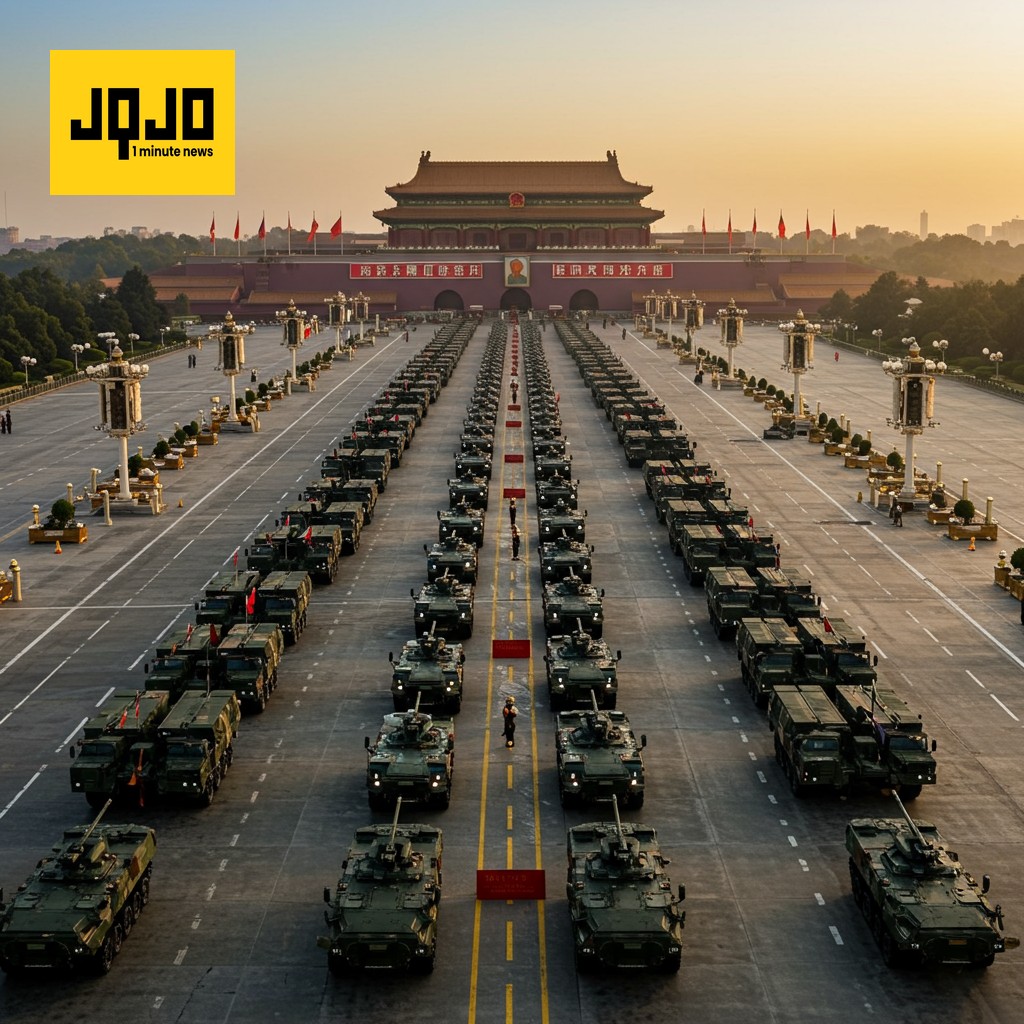 Desfile militar chino muestra creciente influencia global