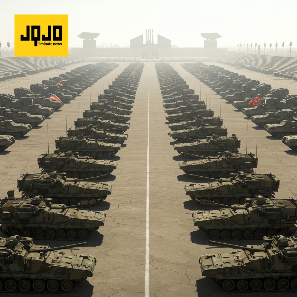 China exhibe armamento avanzado en desfile militar con Putin y Kim Jong Un