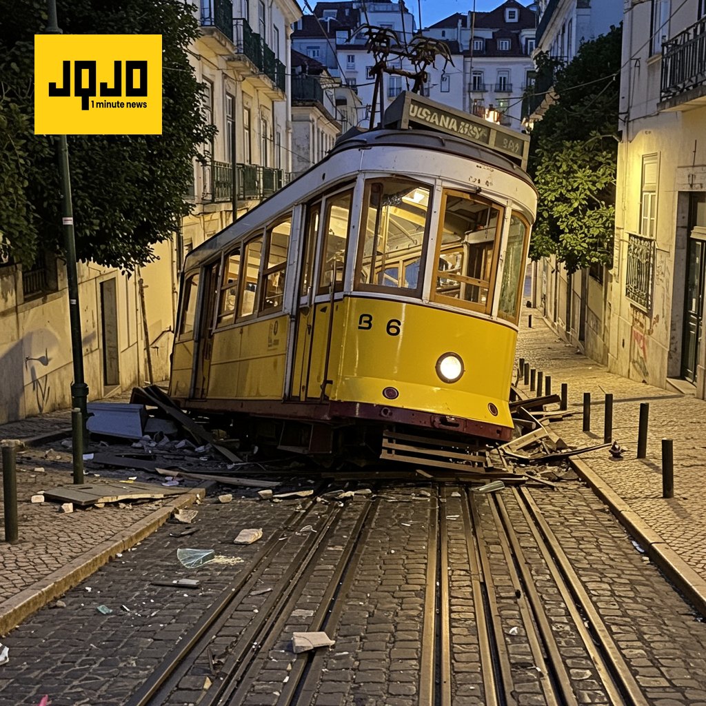 Descarrilamiento de funicular en Lisboa deja 15 muertos