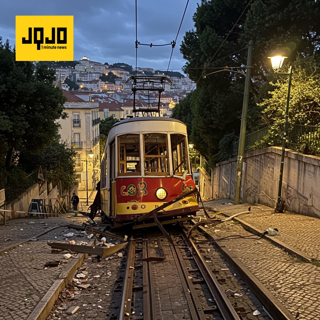 Descarrilamiento de funicular en Lisboa deja al menos 15 muertos