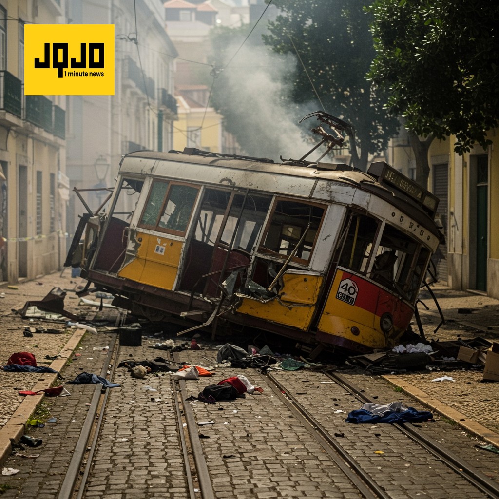 Descarrilamiento de tranvía en Lisboa deja 16 muertos y 21 heridos