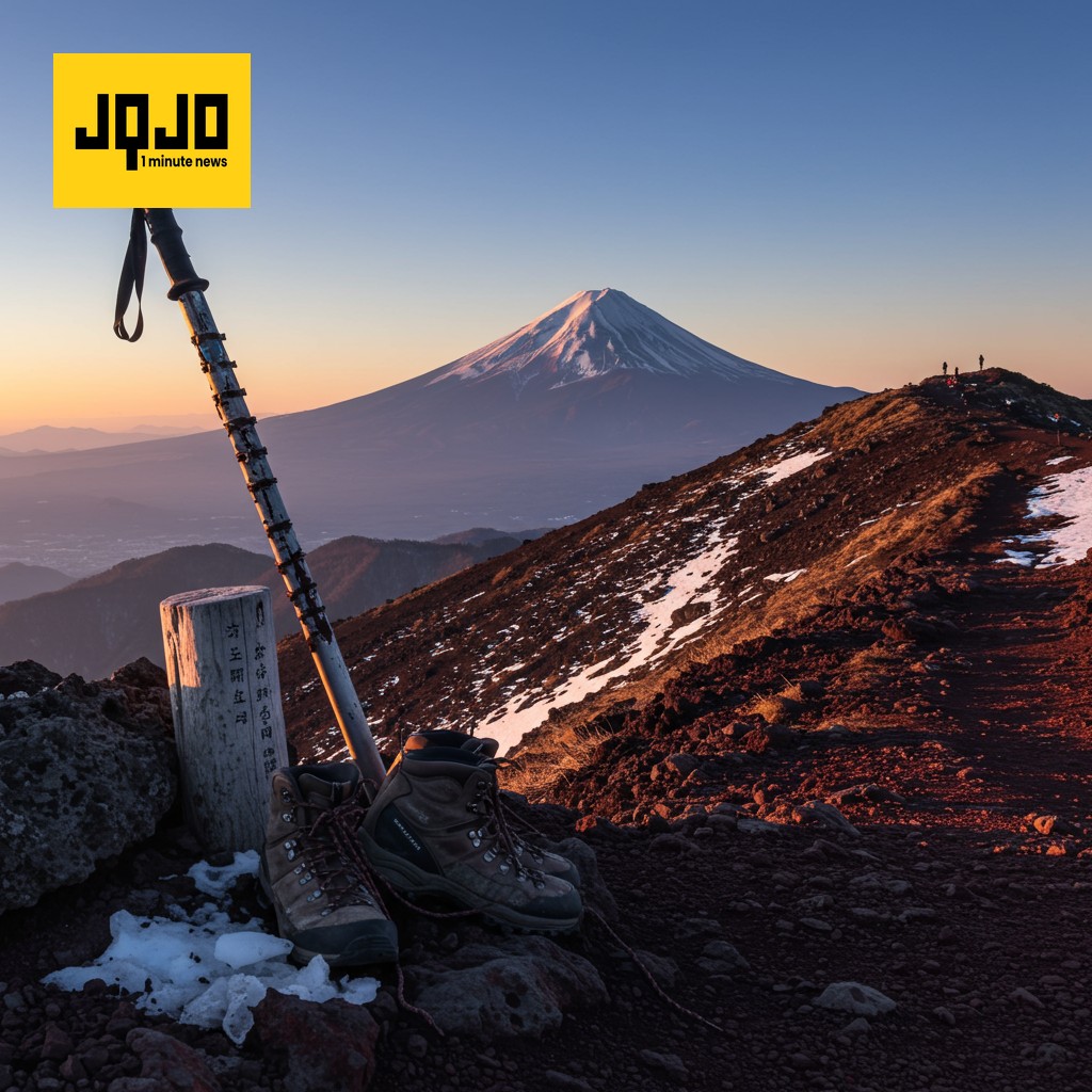 Record du monde : Centenaire gravit le mont Fuji