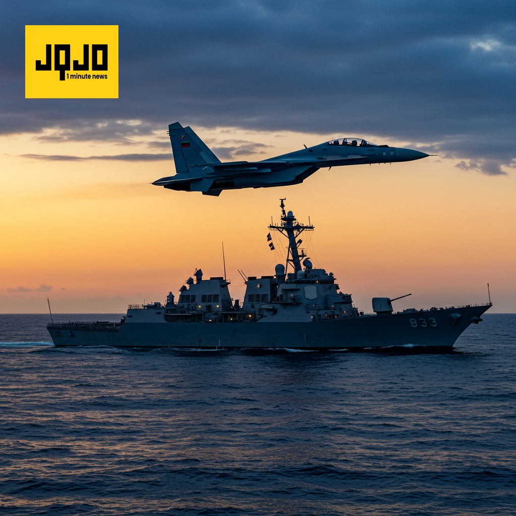 Aviones militares venezolanos realizan segundo vuelo provocativo cerca de buque de guerra estadounidense