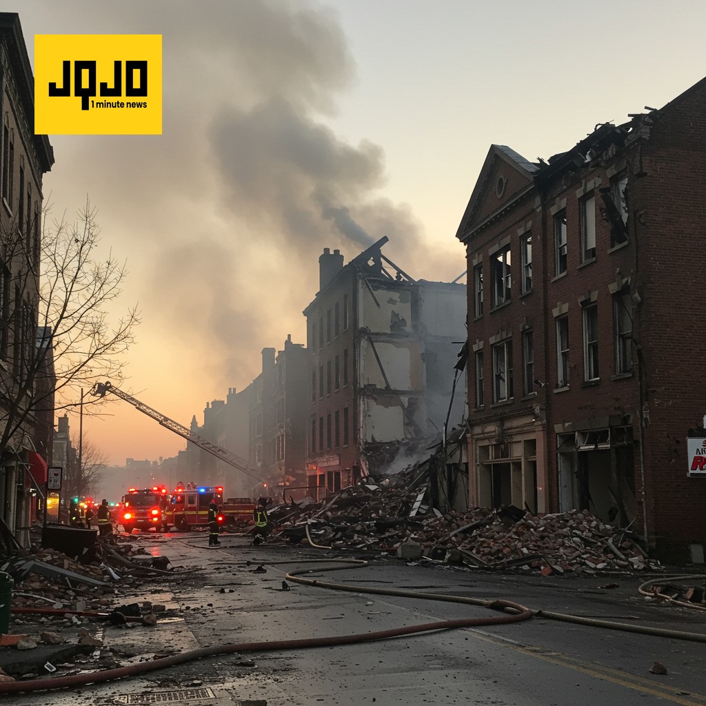 Minneapolis Fire: Buildings Collapse