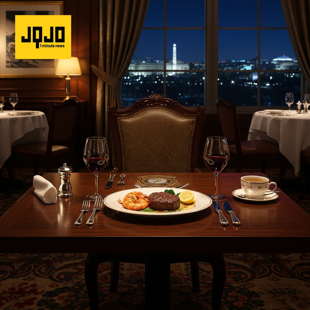 Trump Dines Out, DC Crime Down
