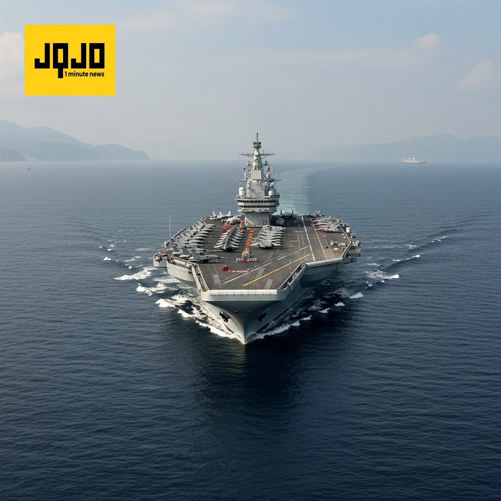 Portaaviones chino cruza el Estrecho de Taiwán