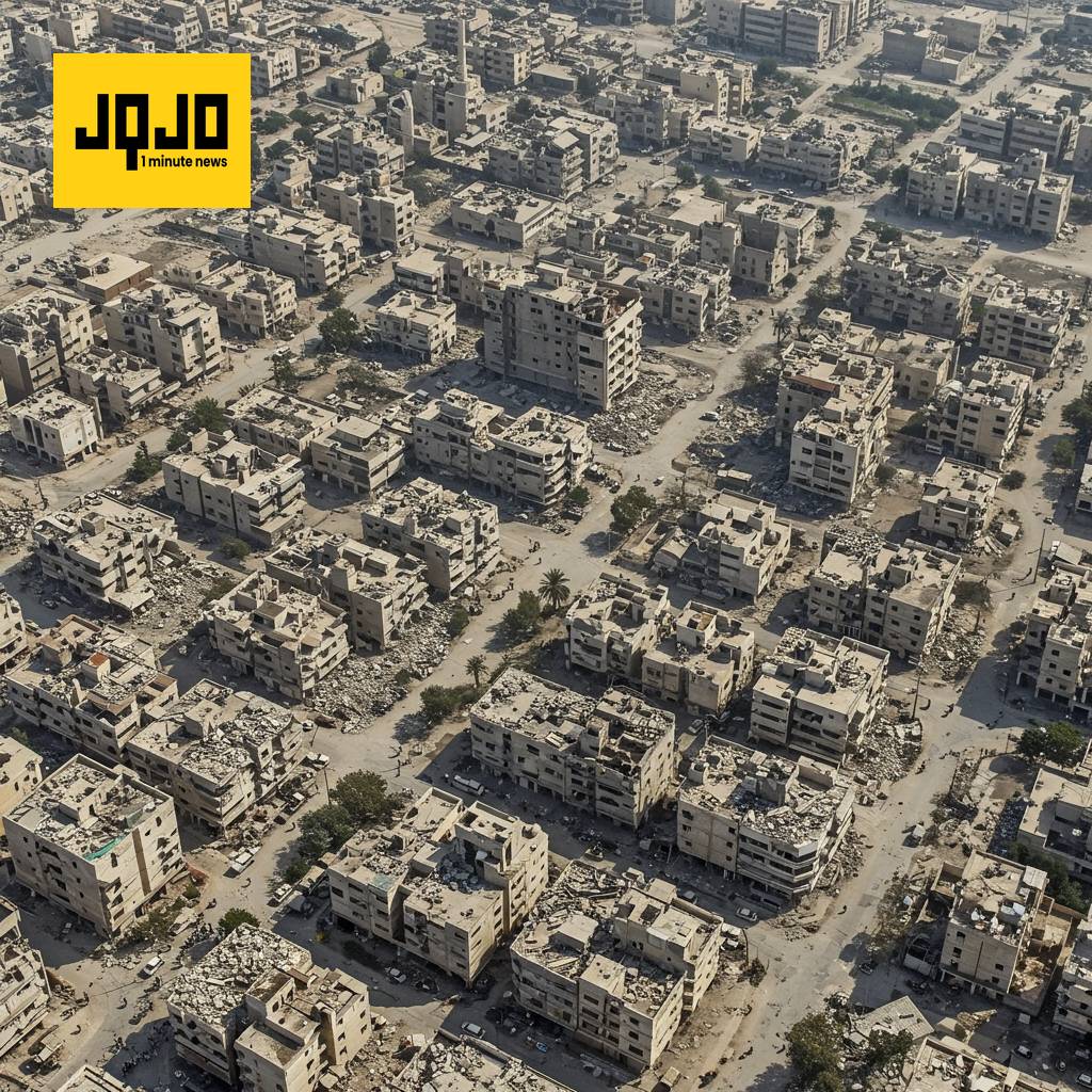 Gaza City: Widespread Destruction and Displacement