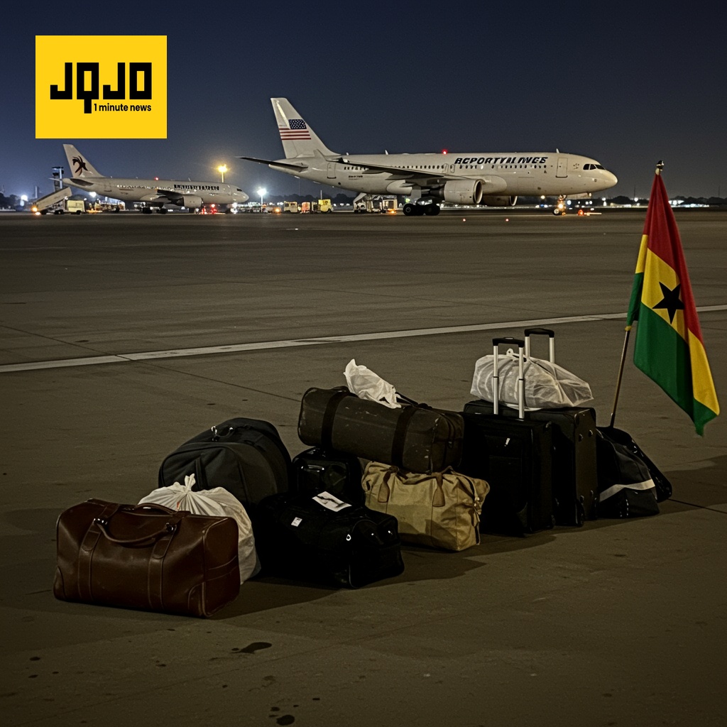 امریکہ کی جانب سے غیر قانونی طور پر مغربی افریقی باشندوں کی گھانا میں ملک بدری
