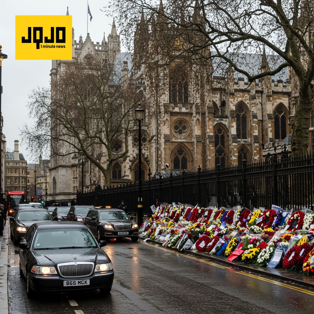 Royal Funeral: Queen Absent, King Attends