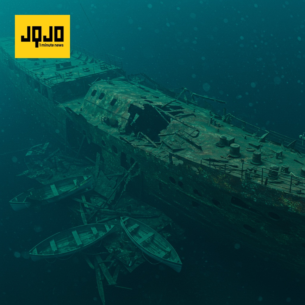 Titanic's sister ship Britannic was sunk by a mine in 1916. Divers have recovered artifacts from the wreckage.