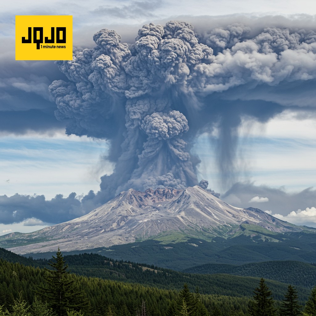 Mount St. Helens Ash Plume: No Eruption