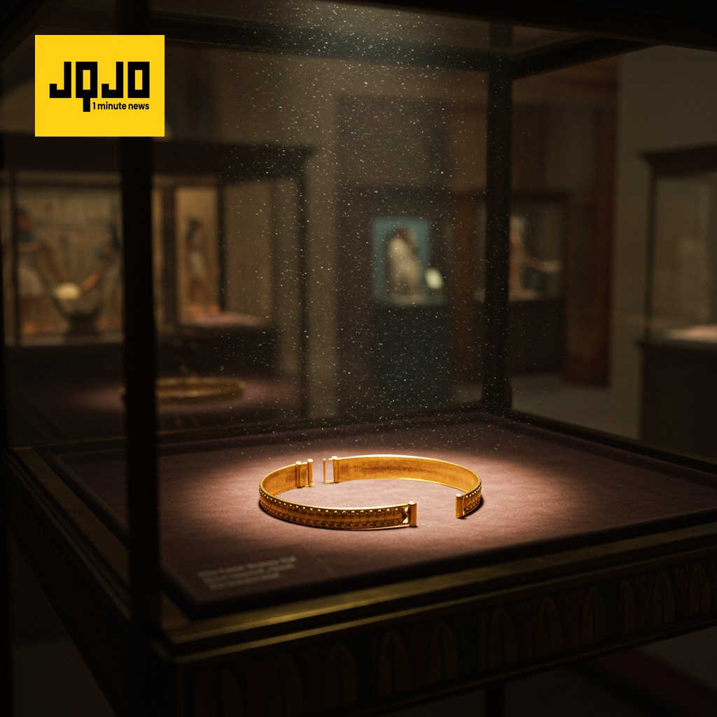 Pharaoh's 3,000-year-old gold bracelet vanishes from museum in Egypt, authorities say