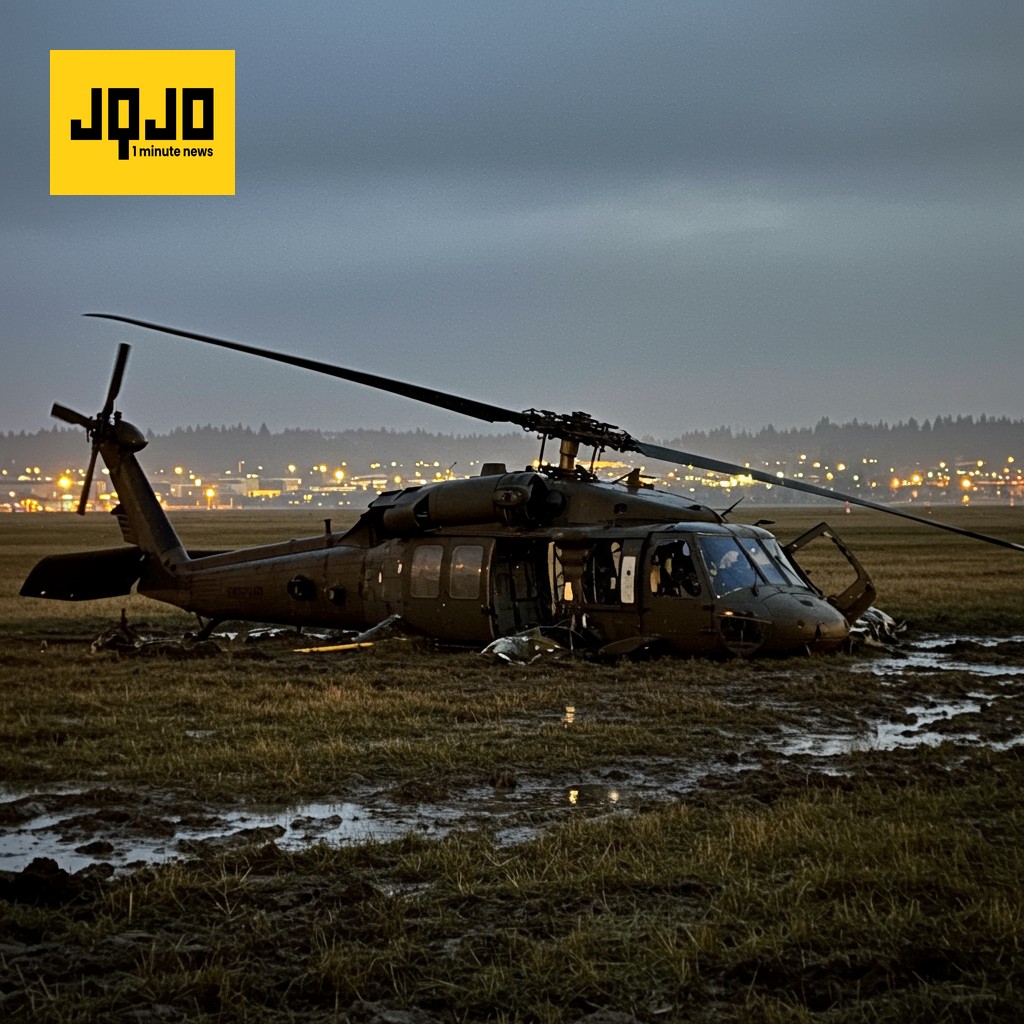 Army Helicopter Crashes Near Base