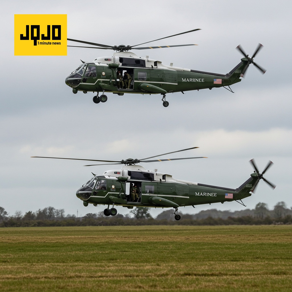 Trump Helicopter Makes Emergency Landing