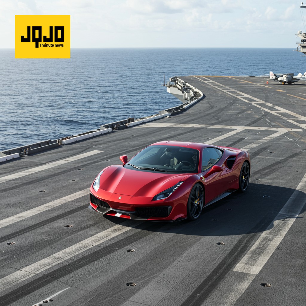 Record du monde de vitesse pour une voiture sur un bateau battu