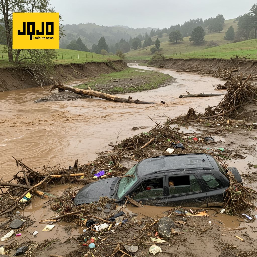 California Floods Claim Child's Life