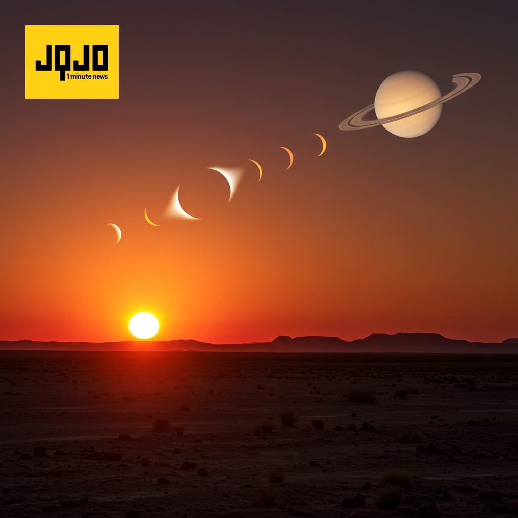 جزوی سورج گرہن اور زحل کی مخالفت