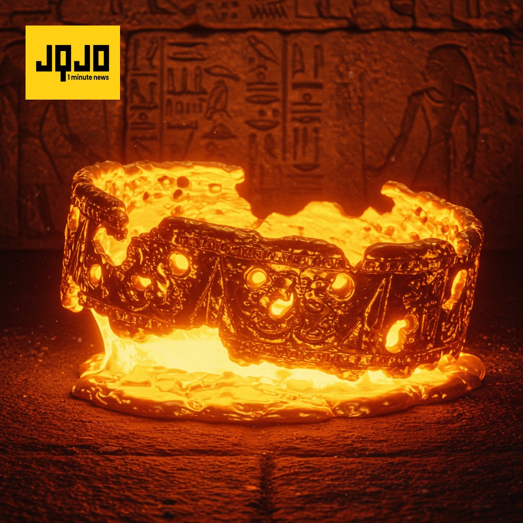 Ancient Pharaoh's Bracelet Stolen, Melted