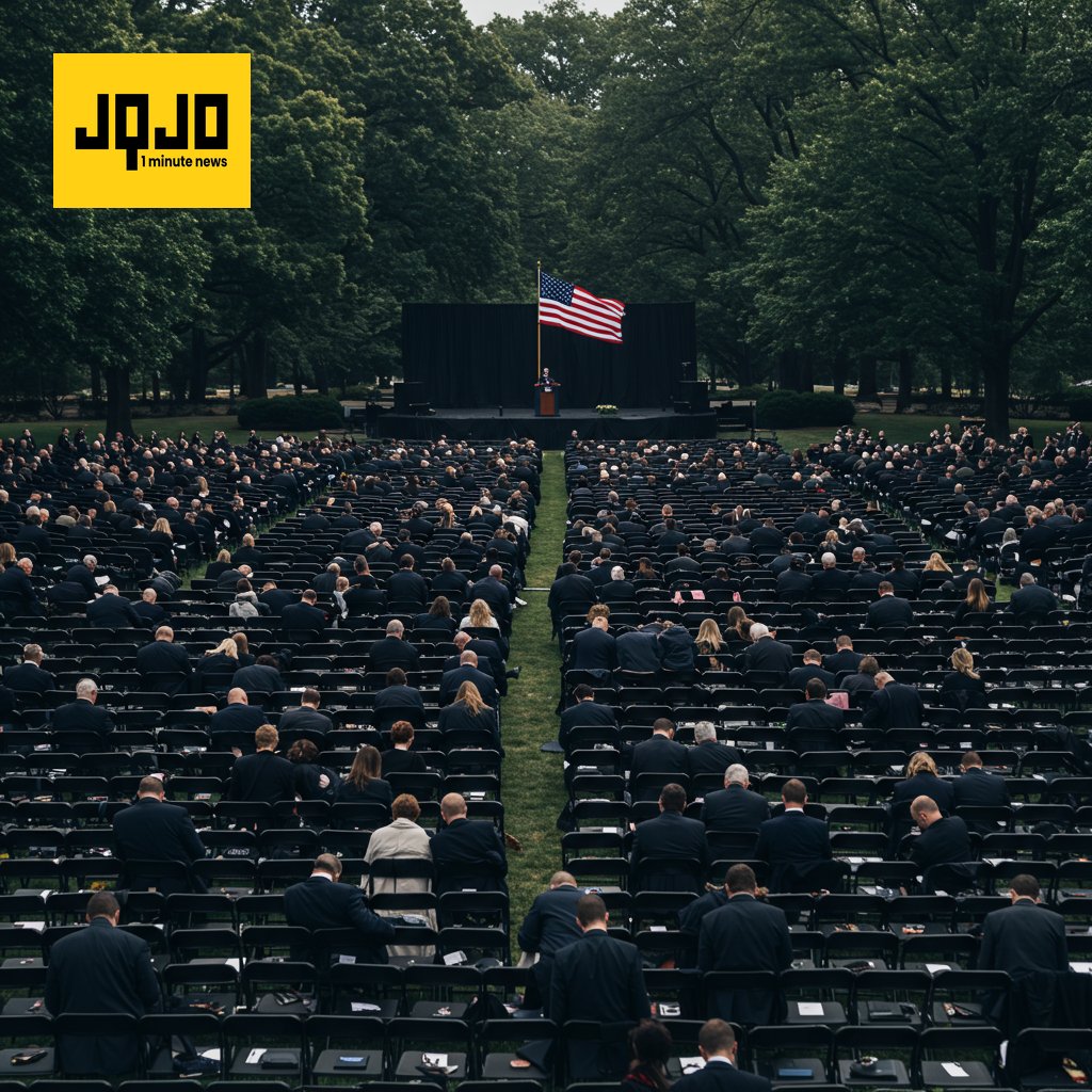 Commémoration de Charlie Kirk : plus de 100 000 personnes attendues