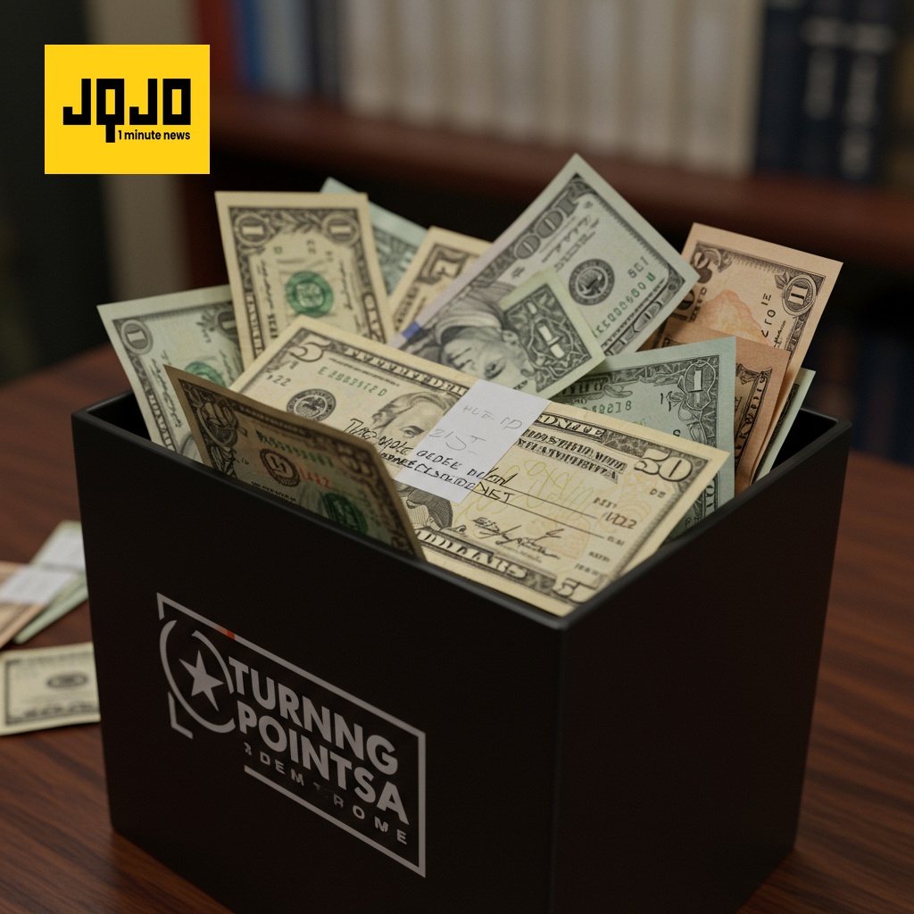 چارلی کرک کے قتل کے بعد ٹی پی یو ایس اے کو عطیات میں اضافہ