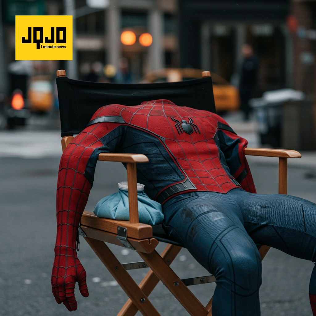 Tom Holland se lesiona en el rodaje de Spider-Man