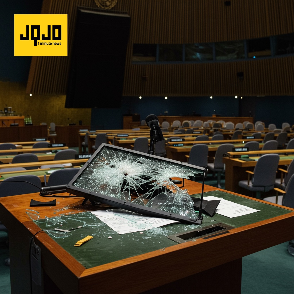 ٹرمپ کی اقوام متحدہ کی تقریر: ٹیلی پرومٹر کی خرابی اور شدید تنقید