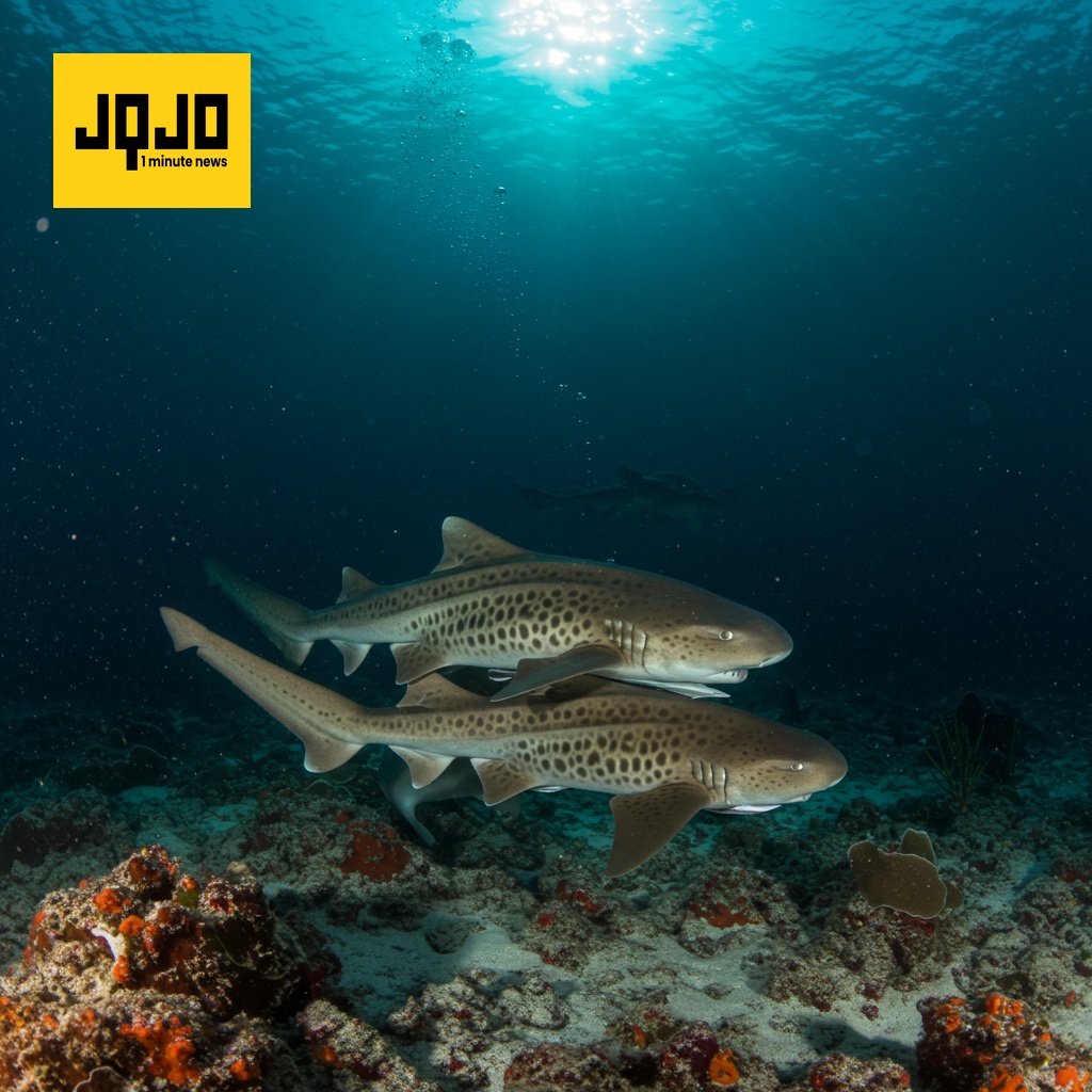 First ever recording of leopard sharks mating in the wild reveals ‘threesome’
