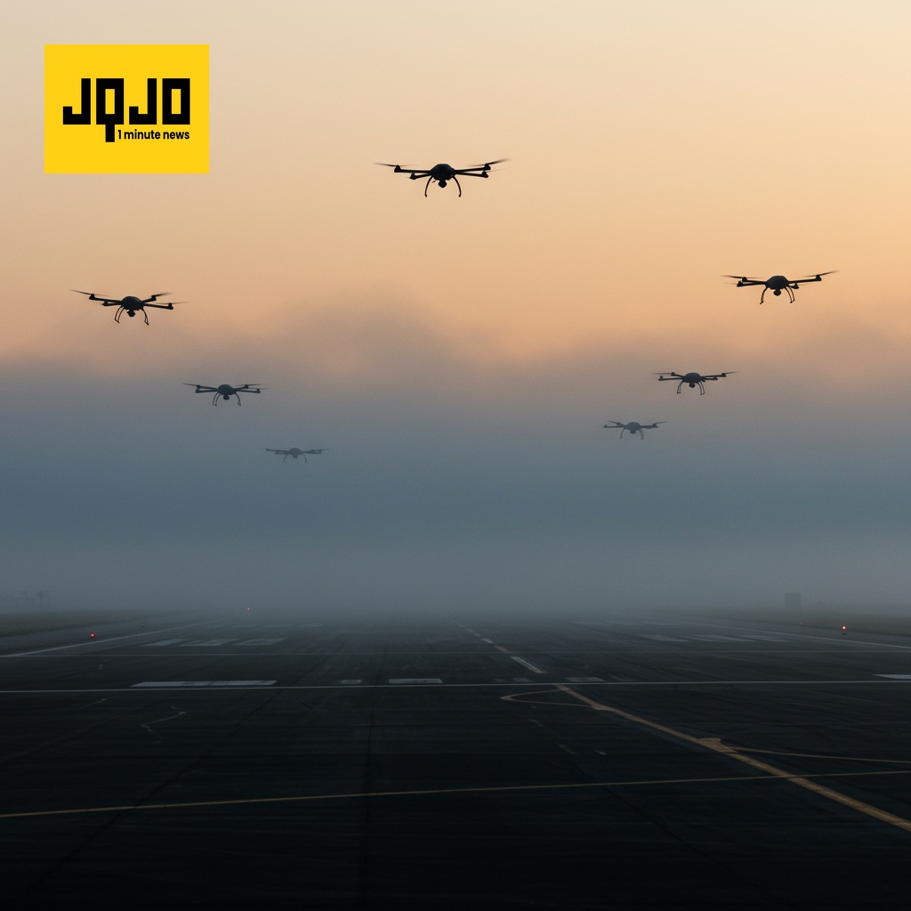 Des drones perturbent le trafic aérien danois, une nouvelle législation envisagée