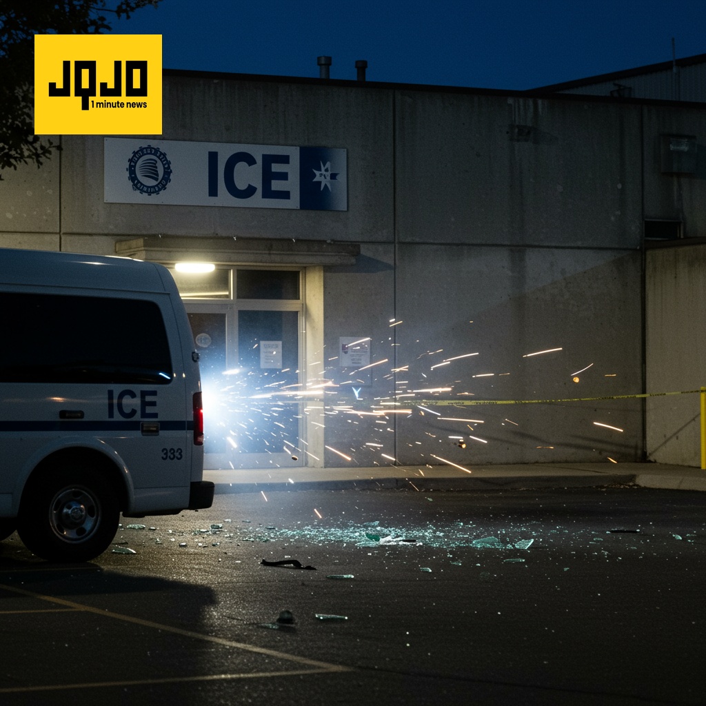 Video shows the moment gunfire erupts outside ICE facility in Dallas: Exclusive