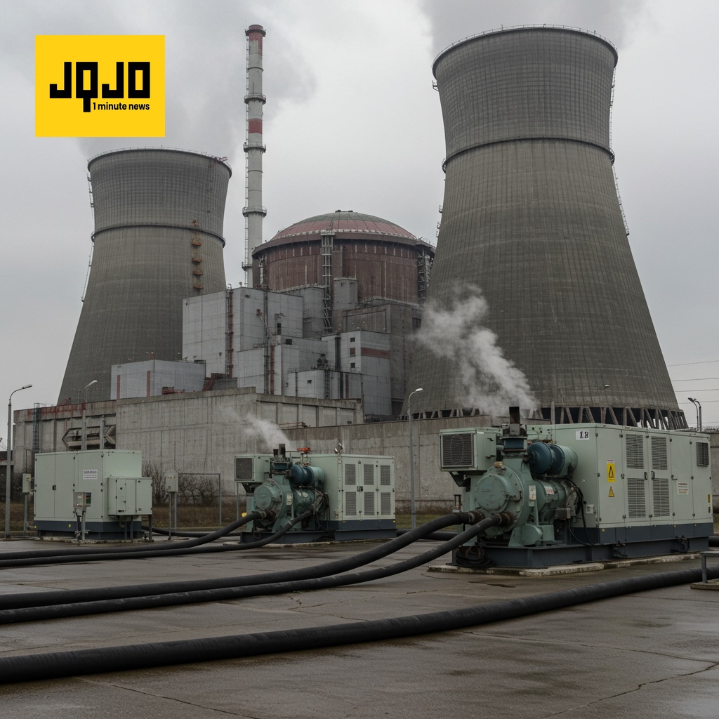 Zaporizhzhia nuclear plant in Ukraine runs on emergency generators for fifth day