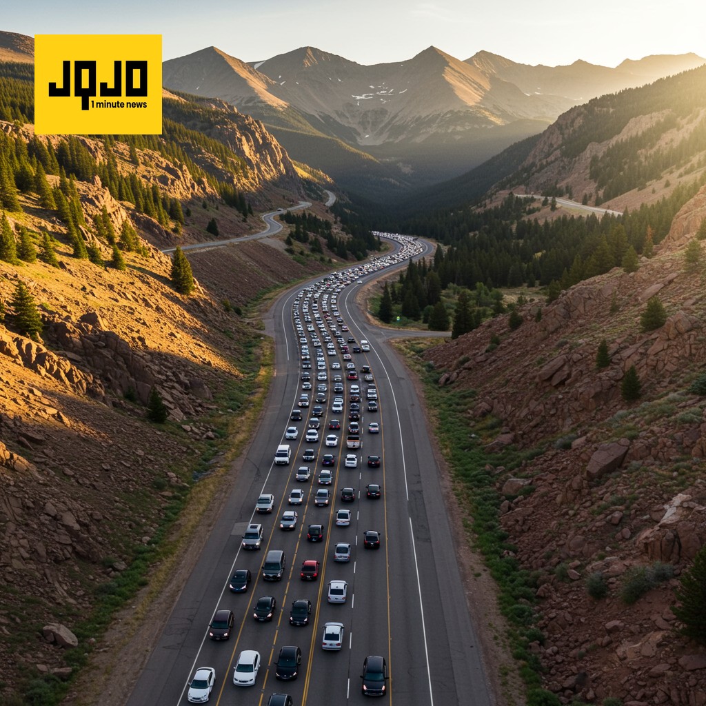 Guanella Pass Traffic Forces Vehicle Turnaways