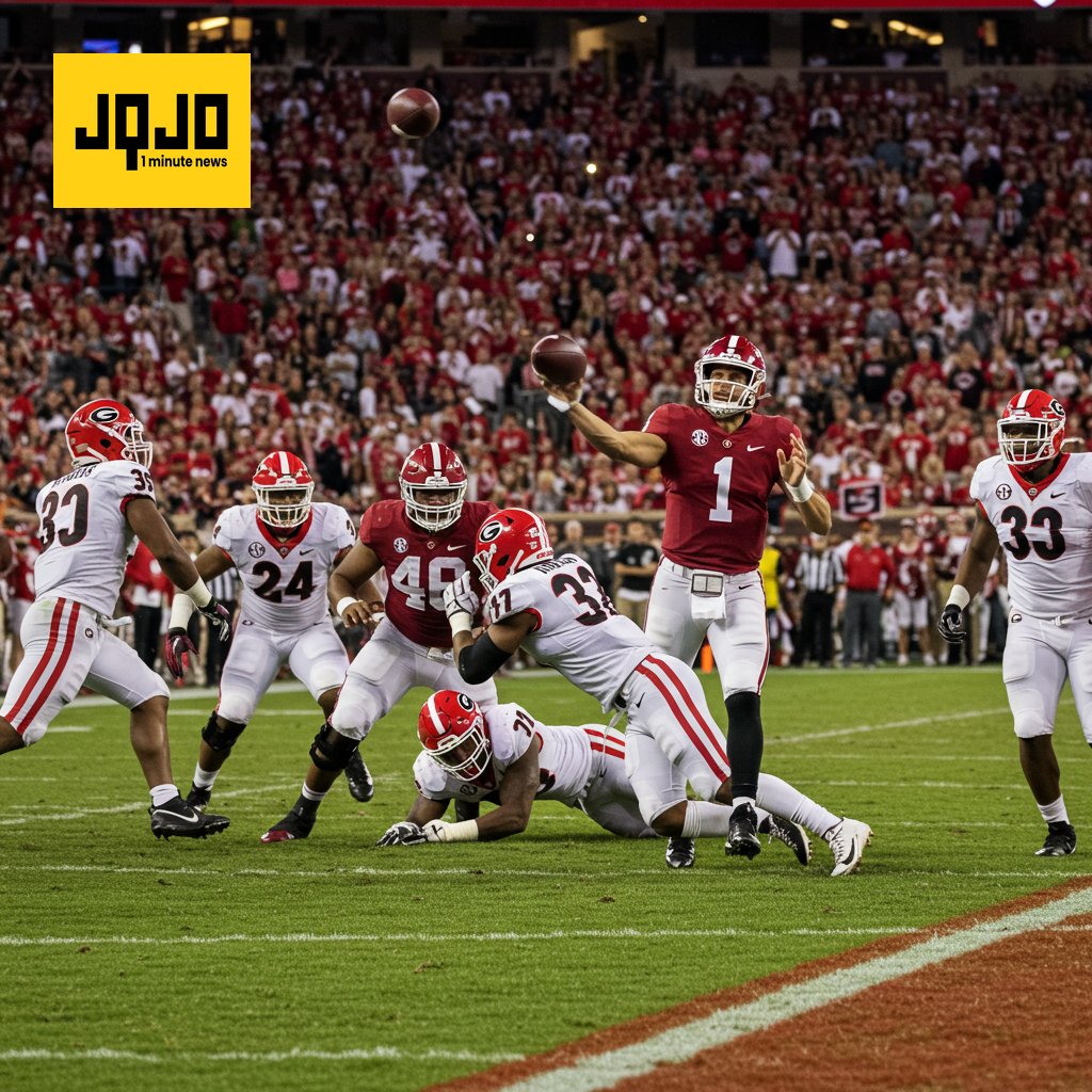 L'Alabama met fin à la série de victoires à domicile de la Géorgie dans un match palpitant