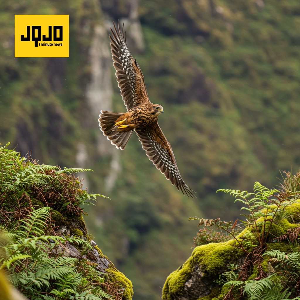 Le faucon de Nouvelle-Zélande sacré « Meilleur oiseau de l'année »