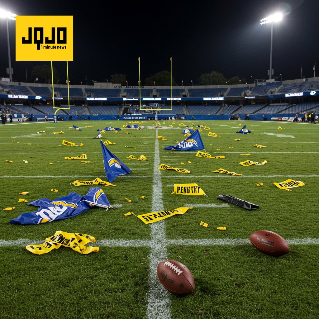 Les Chargers de Los Angeles subissent leur première défaite de la saison face aux Giants