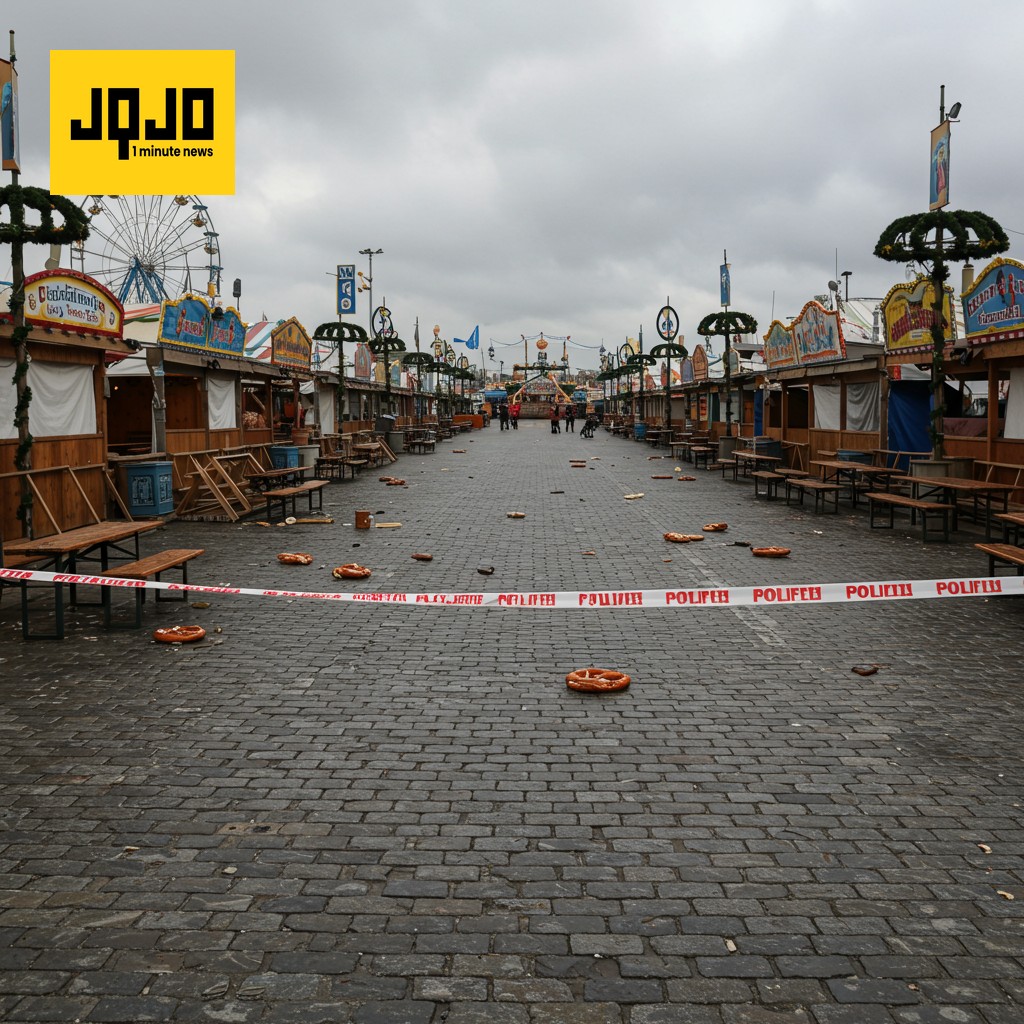 Oktoberfest de Munich temporairement fermé suite à des incidents et des menaces.