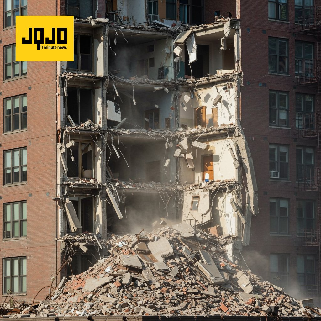 Un immeuble d'habitation publique s'effondre dans le Bronx après une explosion de gaz présumée
