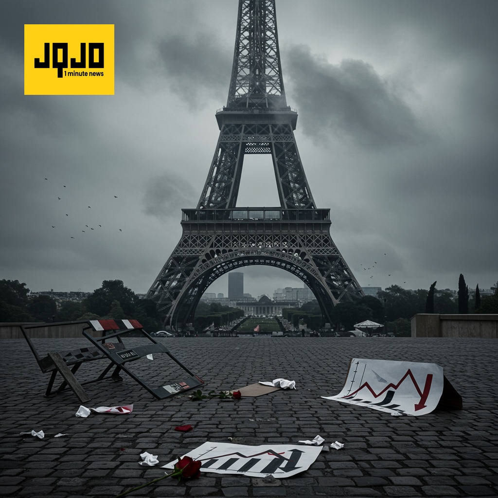 Huelgas en Francia: Cierran la Torre Eiffel y miles marchan por recortes de gasto